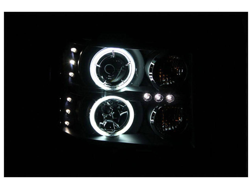 Black Halo Projector Headlights L3892