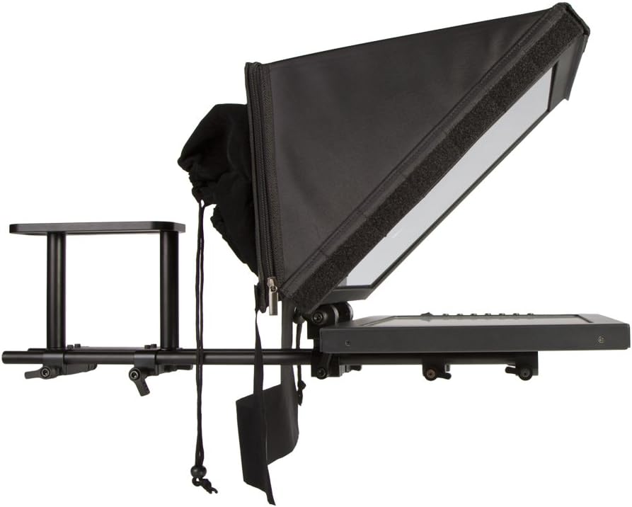 15-inch Adjustable Glass Teleprompter - Black B187992