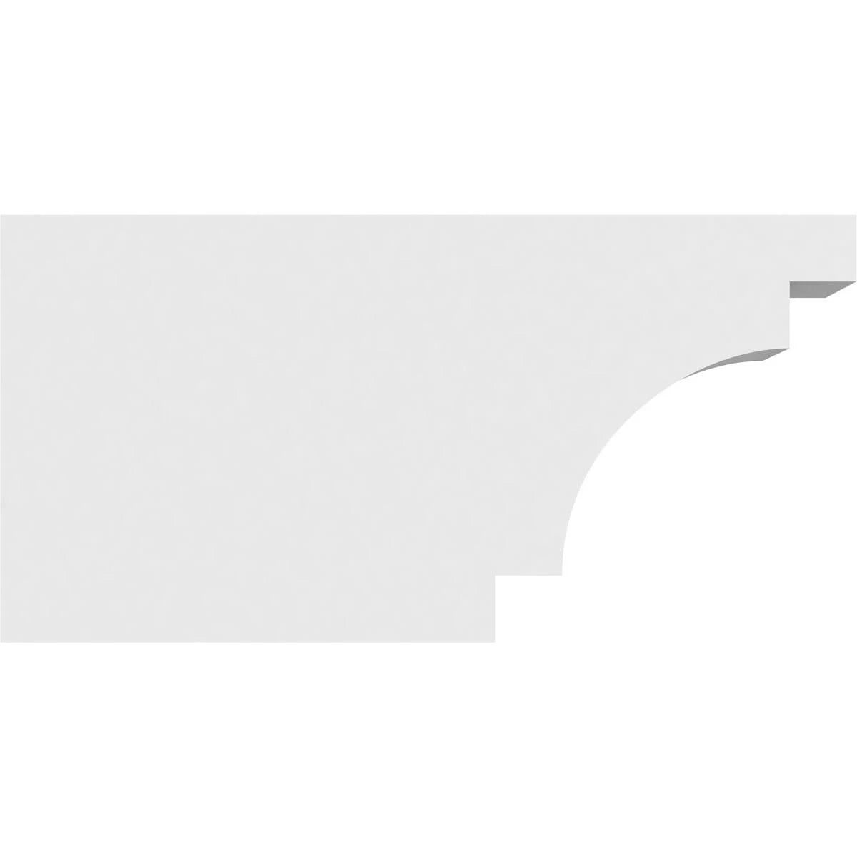 10 x 5 x 42 in. PVC Rafter Tail U114