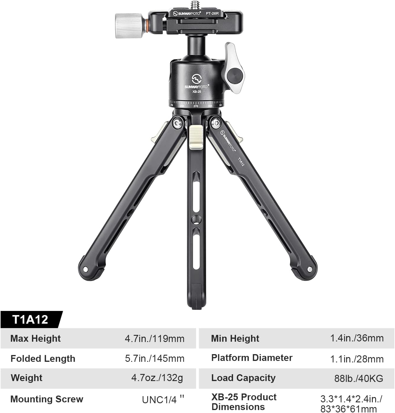 Mini Tripod Kit for DSLR Camera G1704