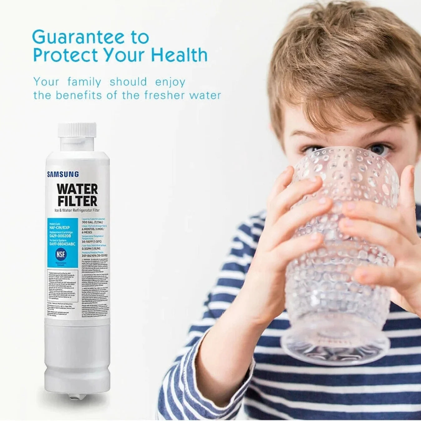 6 Pack Refrigerator Water Filter Q640