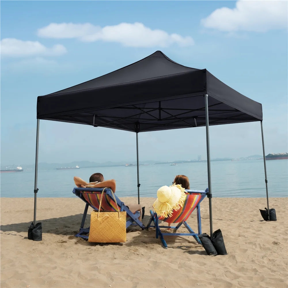 Black Square Pop-up Gazebo R194