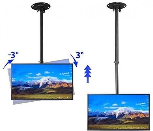 Ceiling TV Wall Mount for 26-50& LCD LED Plasma Flat Panel Display, Max VESA 400x400mm, Max Load 45kg I446