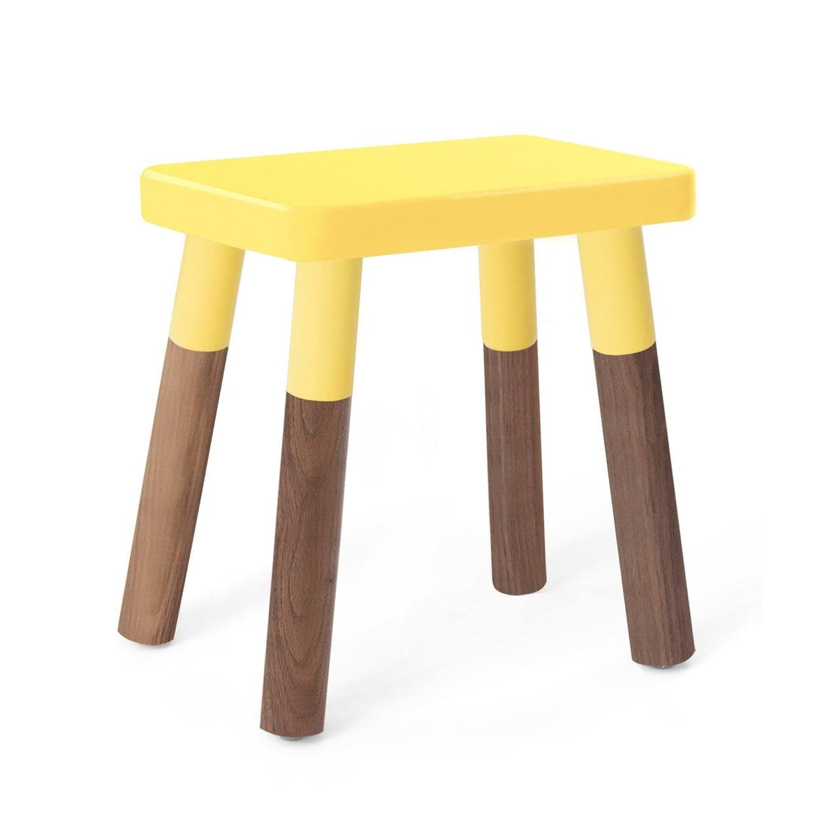 Set of 2 Wood Veneer Kids Chairs Walnut/Pink H331