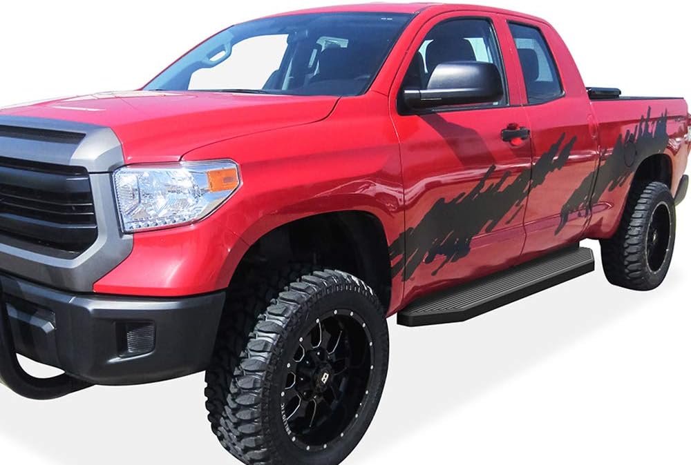 Black Aluminum Running Boards M775