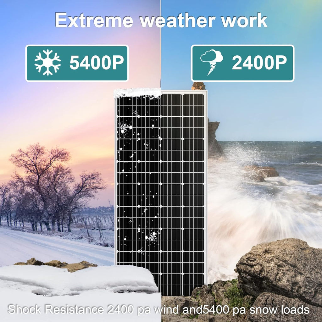 195 Watt 12 Volt Monocrystalline Solar Panel Module T696516