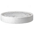 Round Infinity Pool Sink Carrara Marble J40314