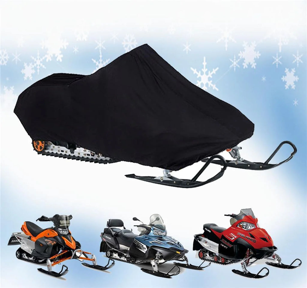 200 Denier All Black Snowmobile Cover J55187