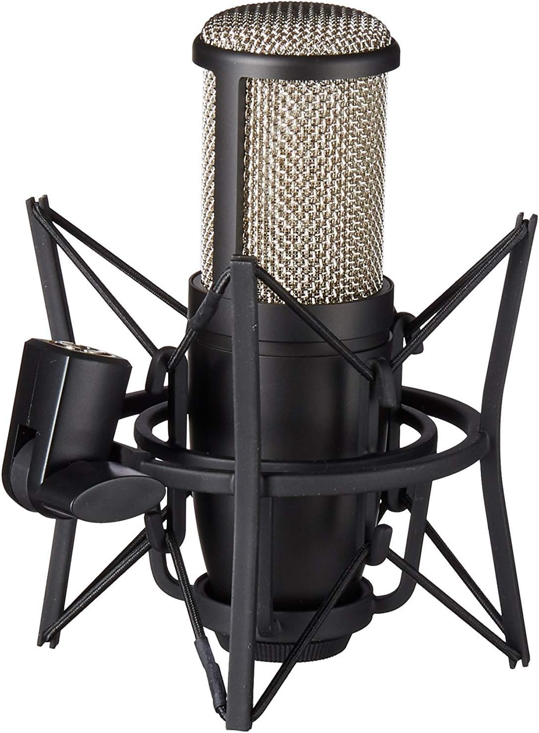 Large-Diaphragm Cardioid Condenser Microphone Bundle with XLR Cable, Pop Filter, Cable Ties and Microfiber Cloth J3206