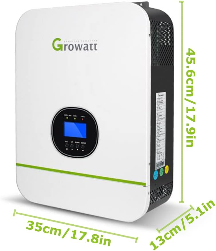 Solar Inverter 48V 3000W 120V/240V 80A MPPT B32175