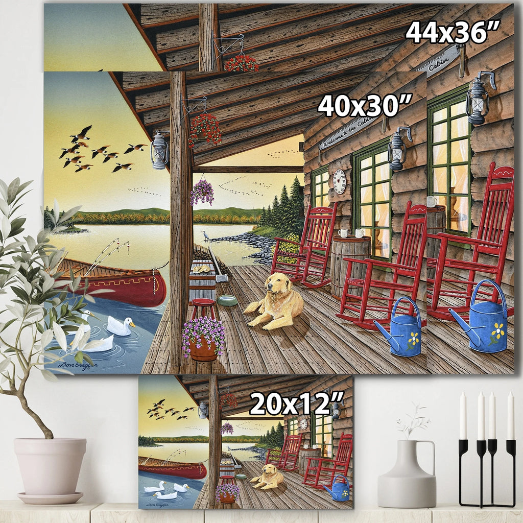 Lake House Gallery-wrapped Canvas Q5554