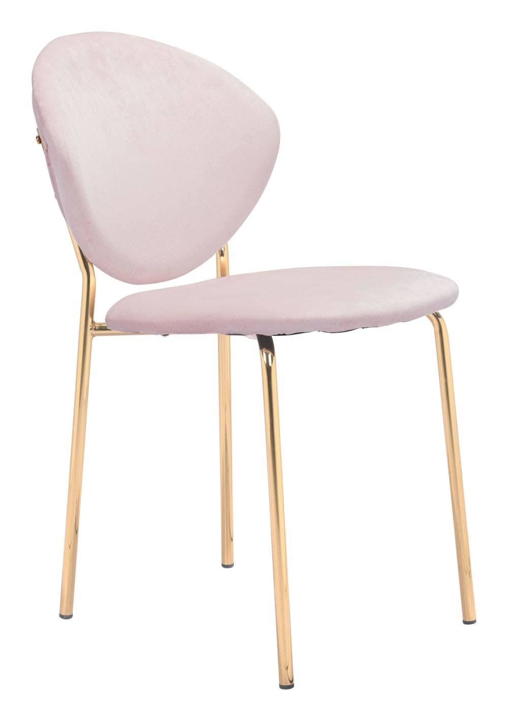 Black Leaf Print Dining Chair (Set of 2) A380