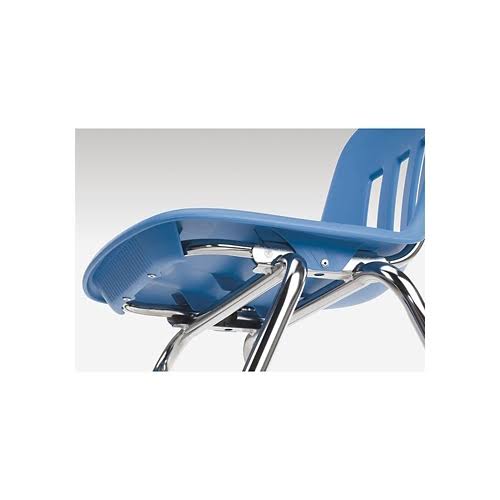 Classroom Chair, Navy Blue/Chrome S376582