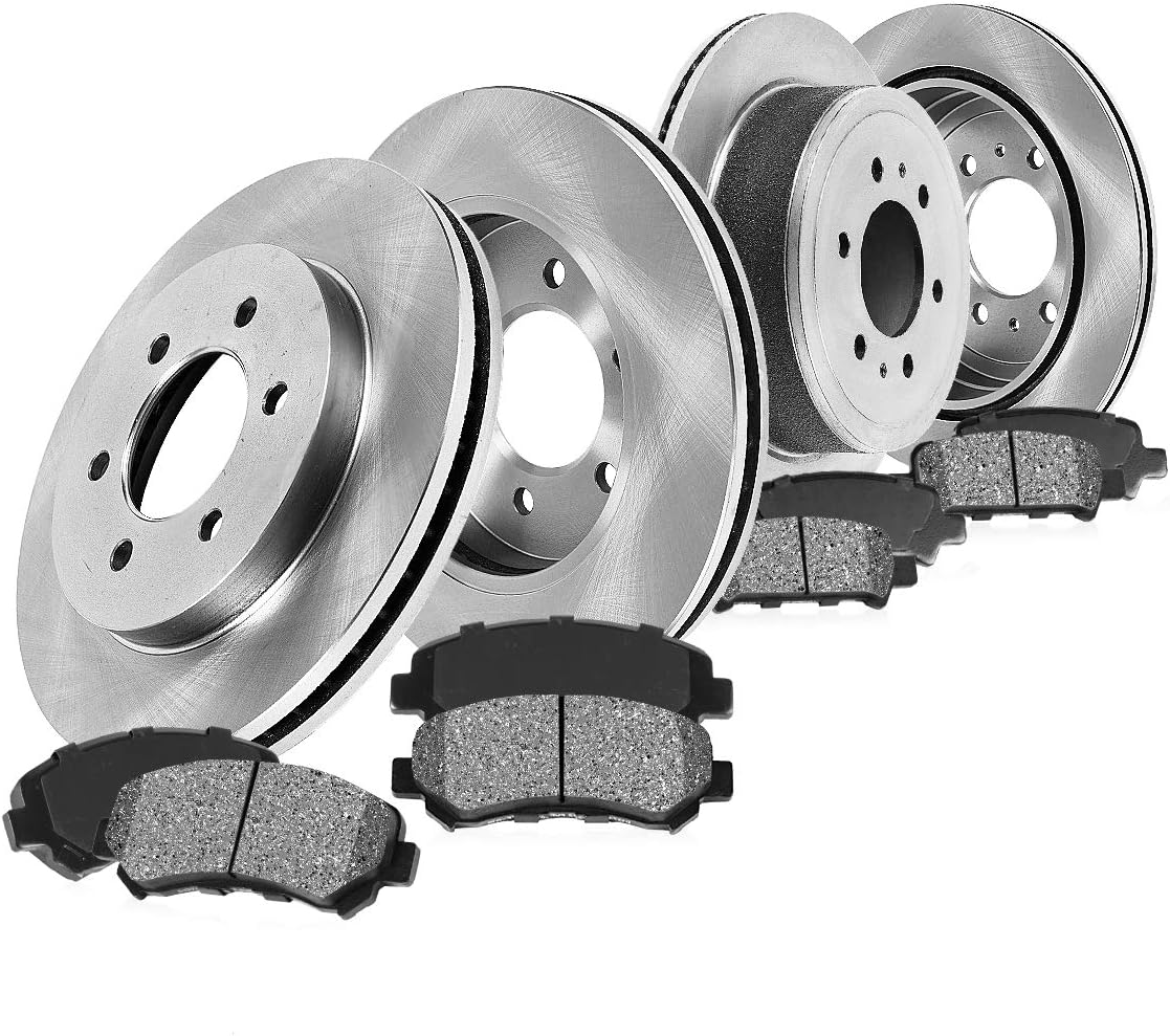 6 Lug Brake Rotors and Metallic Brake Pads R64918