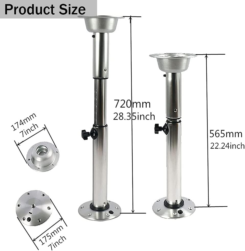 Height Adjustable Aluminum Table Pedestal Stand R600211