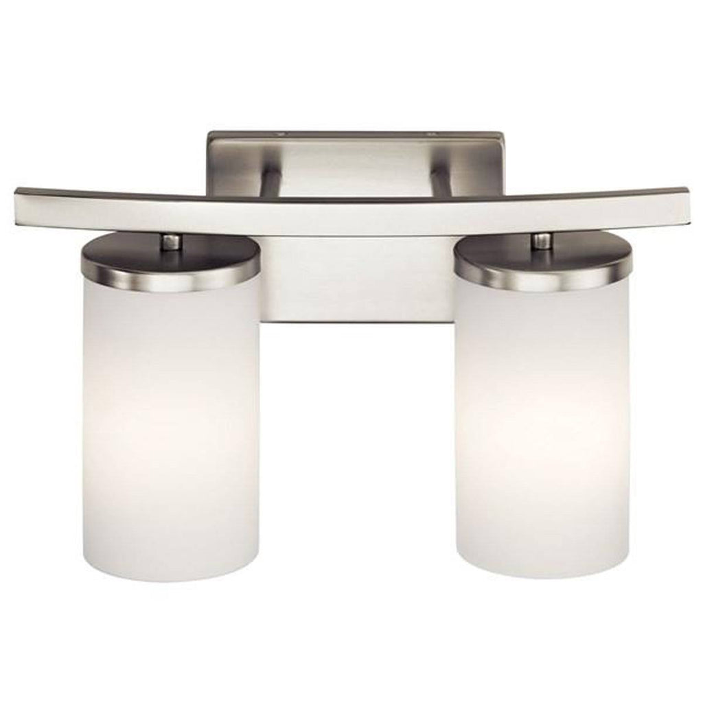 Brushed Nickel 2 Light Bath Light K77463