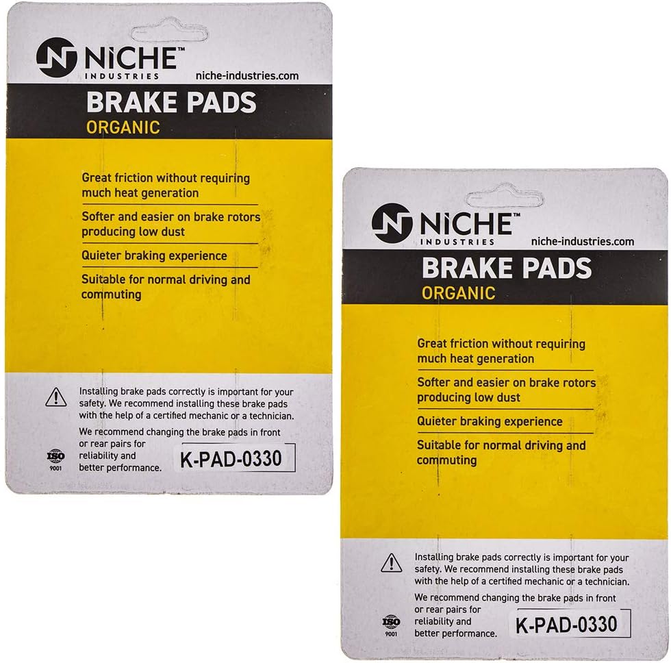 Brake Pad Set Organic Pack of 2 R5896