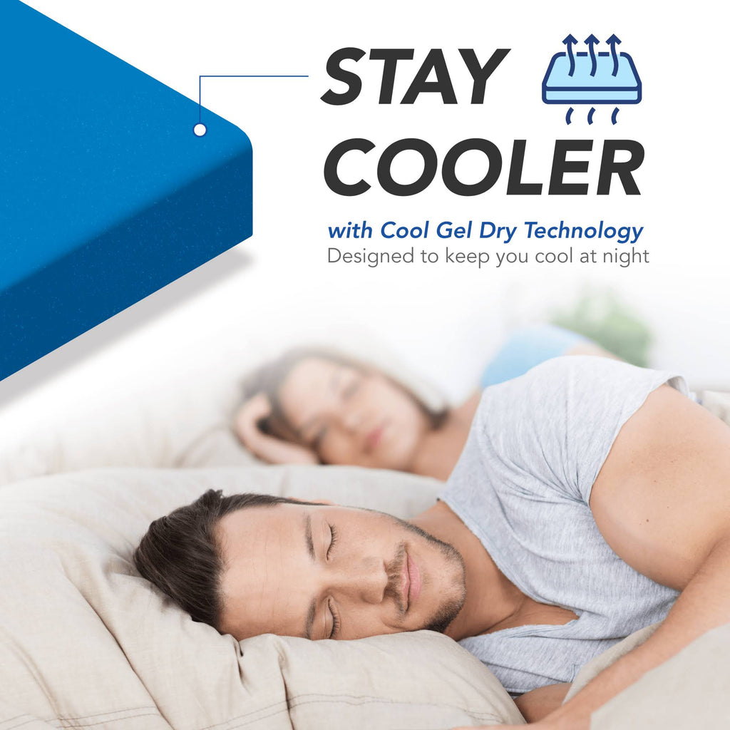 Cal King 12-Inch Gel Memory Foam Mattress Q82940
