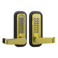 Passage Door Lever with Double Combination Mechanical Keyless Lock T635