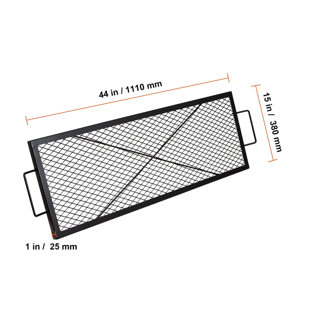 44" Rectangle Fire Pit Grill Grate Q739