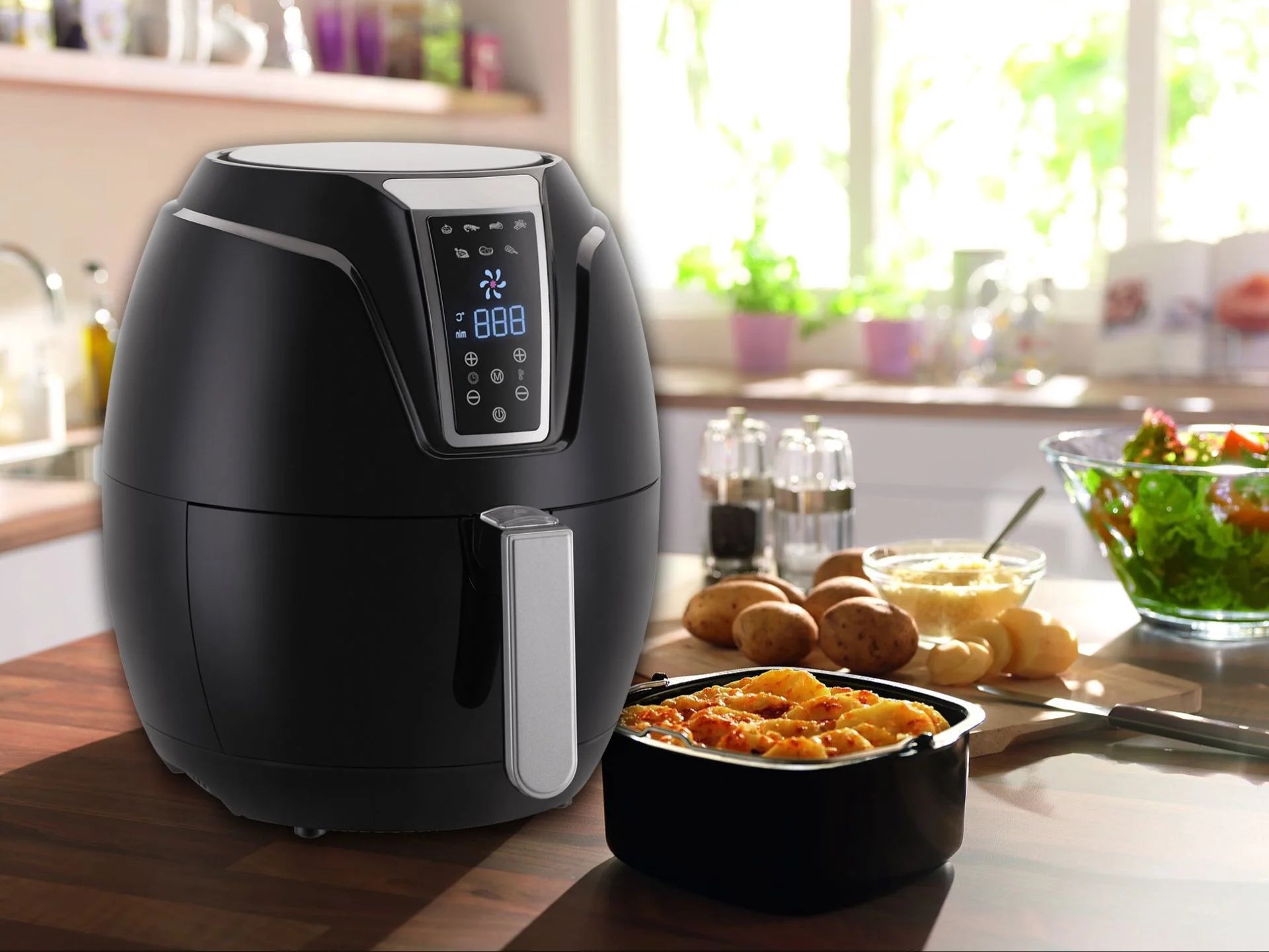 Emerald Air Fryer with Digital LED Touch Display 1400 Watts 3.2L Capacity R90580