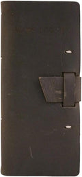 Dark Brown Leather Wine Log Book Pack of 2 J637388