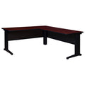Mahogany L-Desk Shell with Return C2304