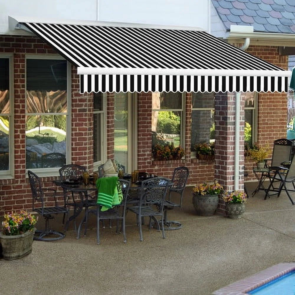 Motorized Retractable Awning with Remote W855676