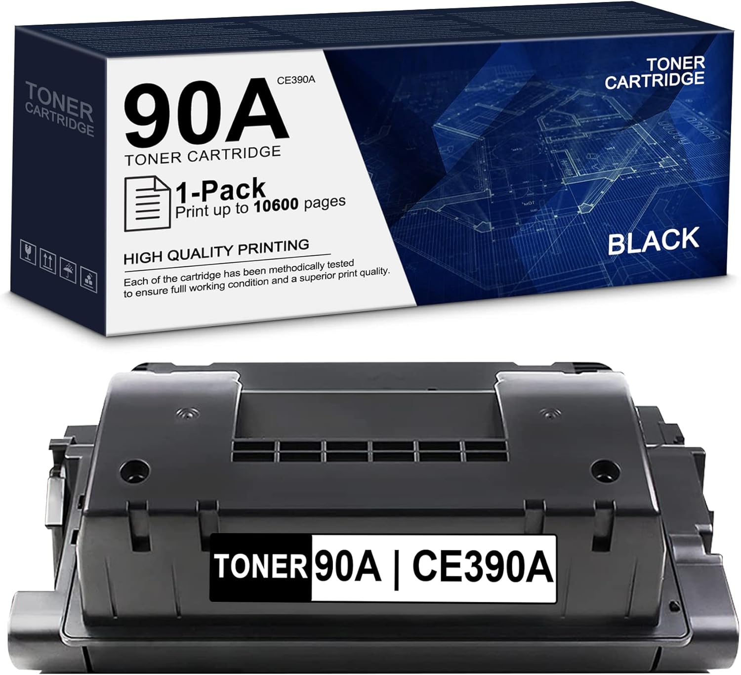 90A CE390A Compatible Toner Cartridge for HP Enterprise 600 Printer P850