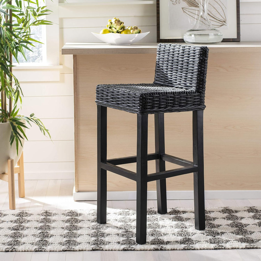 Cappuccino Wicker Bar Stool C107430