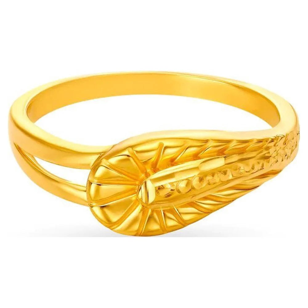 Solid 22K Yellow Gold Statement Ring P773755