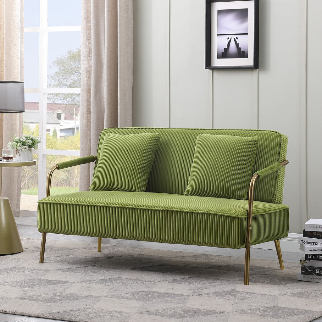 Grey Velvet Loveseat Sofa U84647