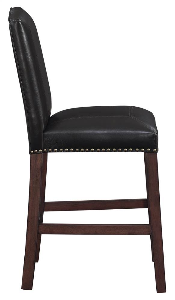 Brown Faux Leather Counter Stool S403160