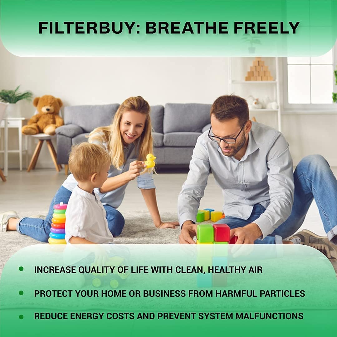 16x25x4 MERV 13 Pleated HVAC Air Filter (6-Pack) R566