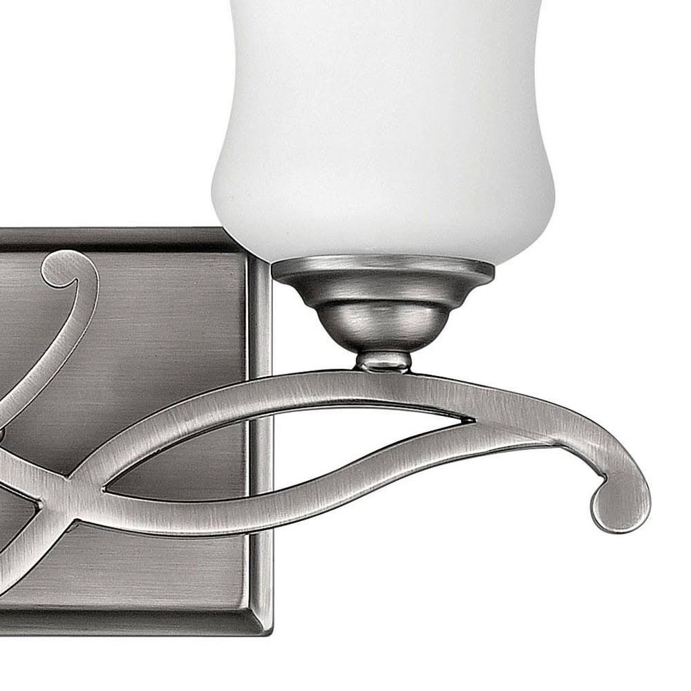 2 Light Silver Leaf Bath I263511
