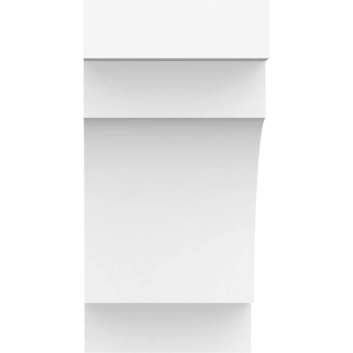 10 x 5 x 42 in. PVC Rafter Tail U114