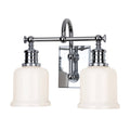 Polished Chrome 2 Light Bath Bracket C87650