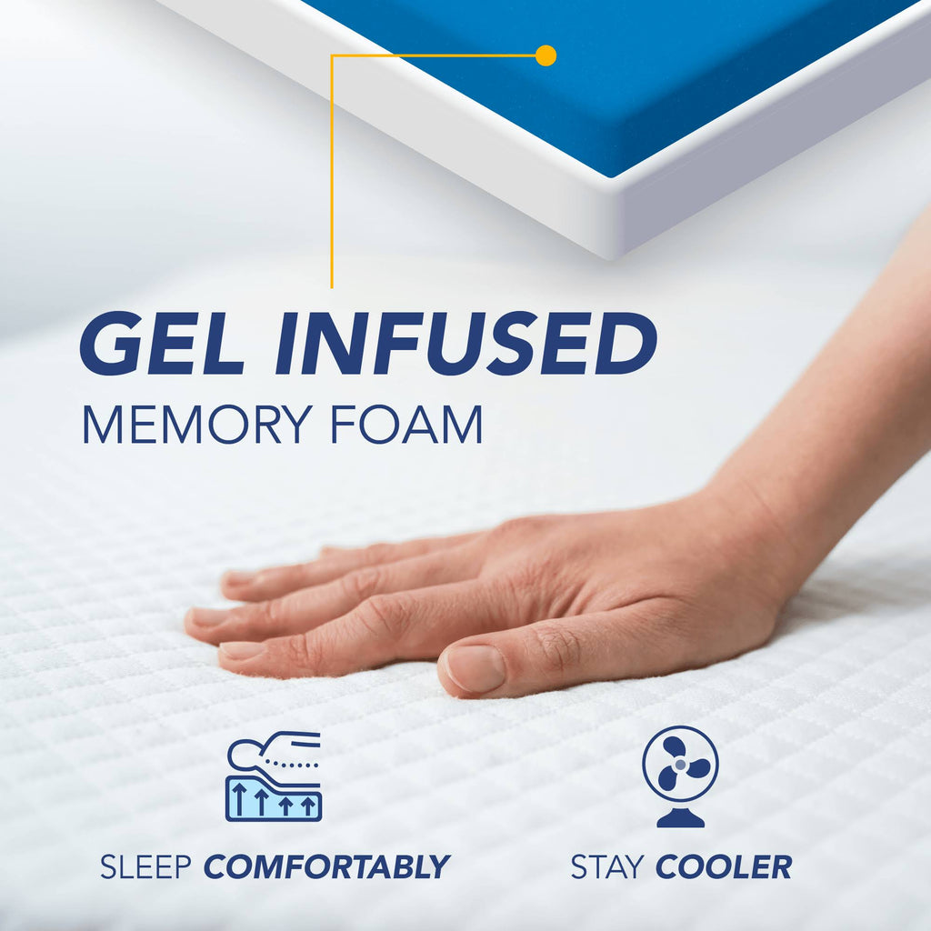 Cal King 12-Inch Gel Memory Foam Mattress Q82940