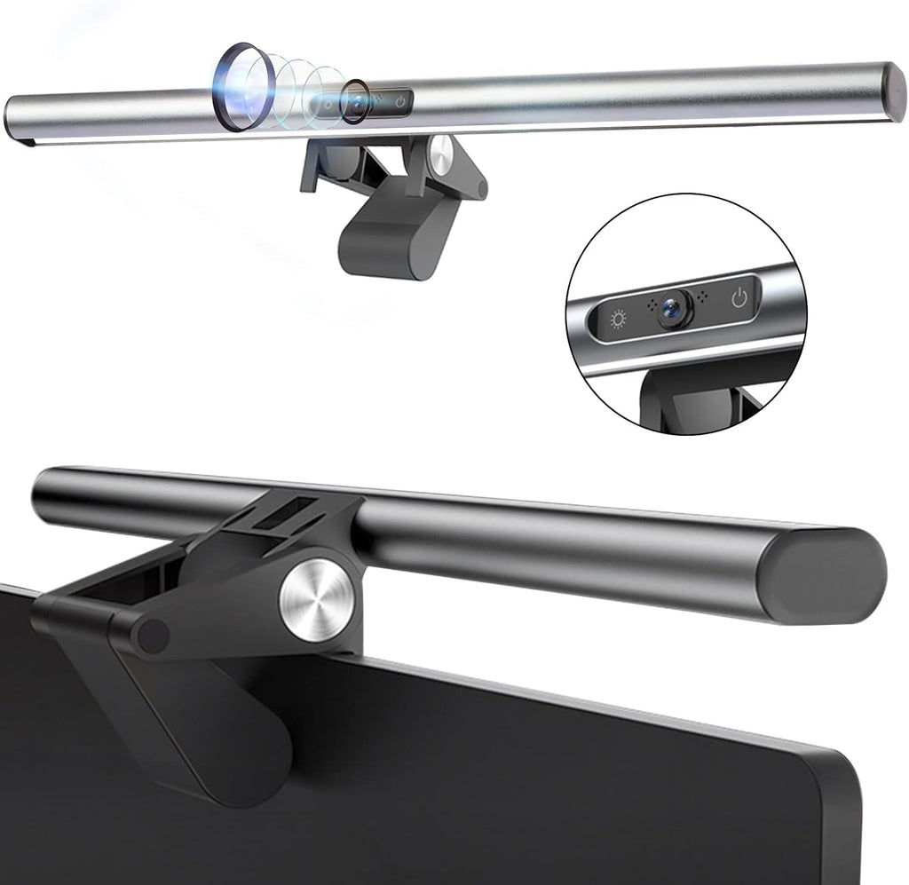 Monitor Light Bar with Webcam, USB Powered, Hue Adjustable, Touch Control I981