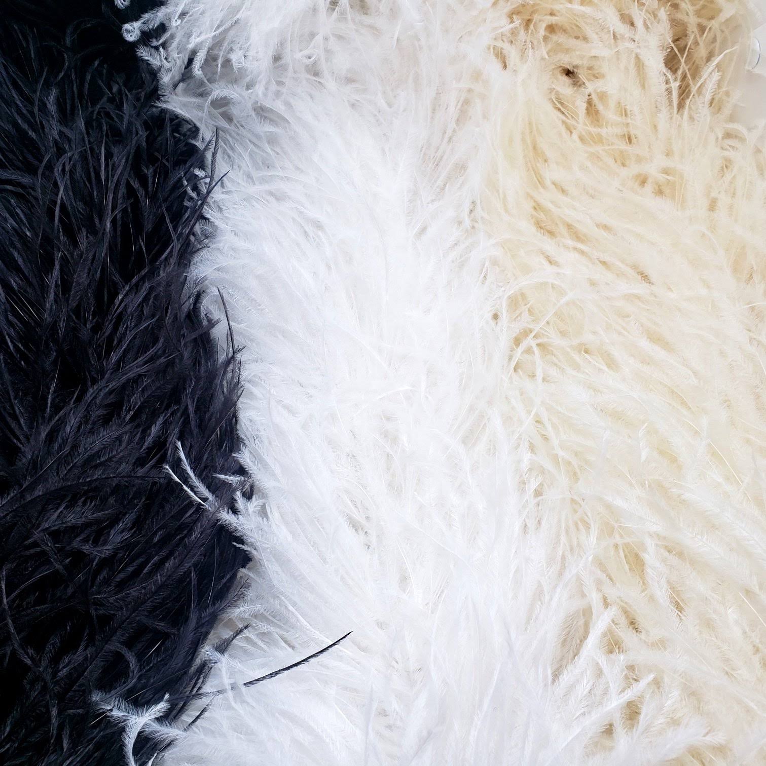 6 Ply Hot Pink Ostrich Feather Boa W3687
