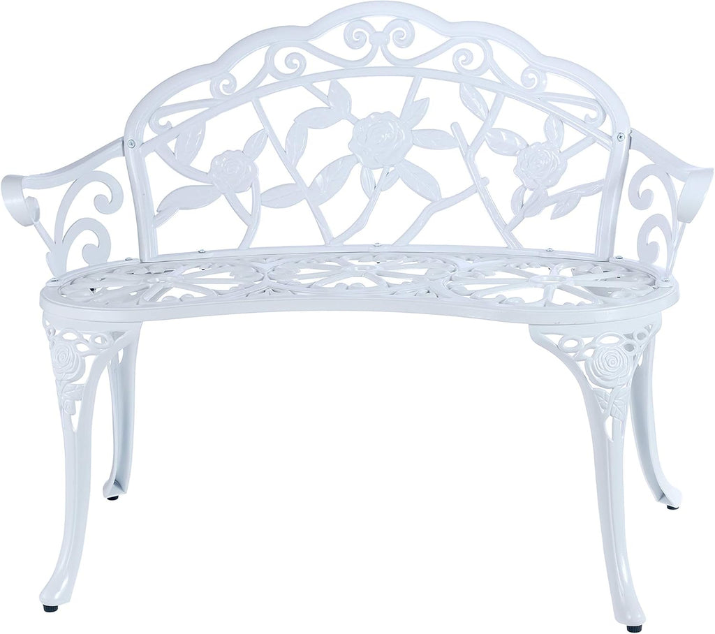 Copper Cast Aluminum Double Seat Patio Bench H835