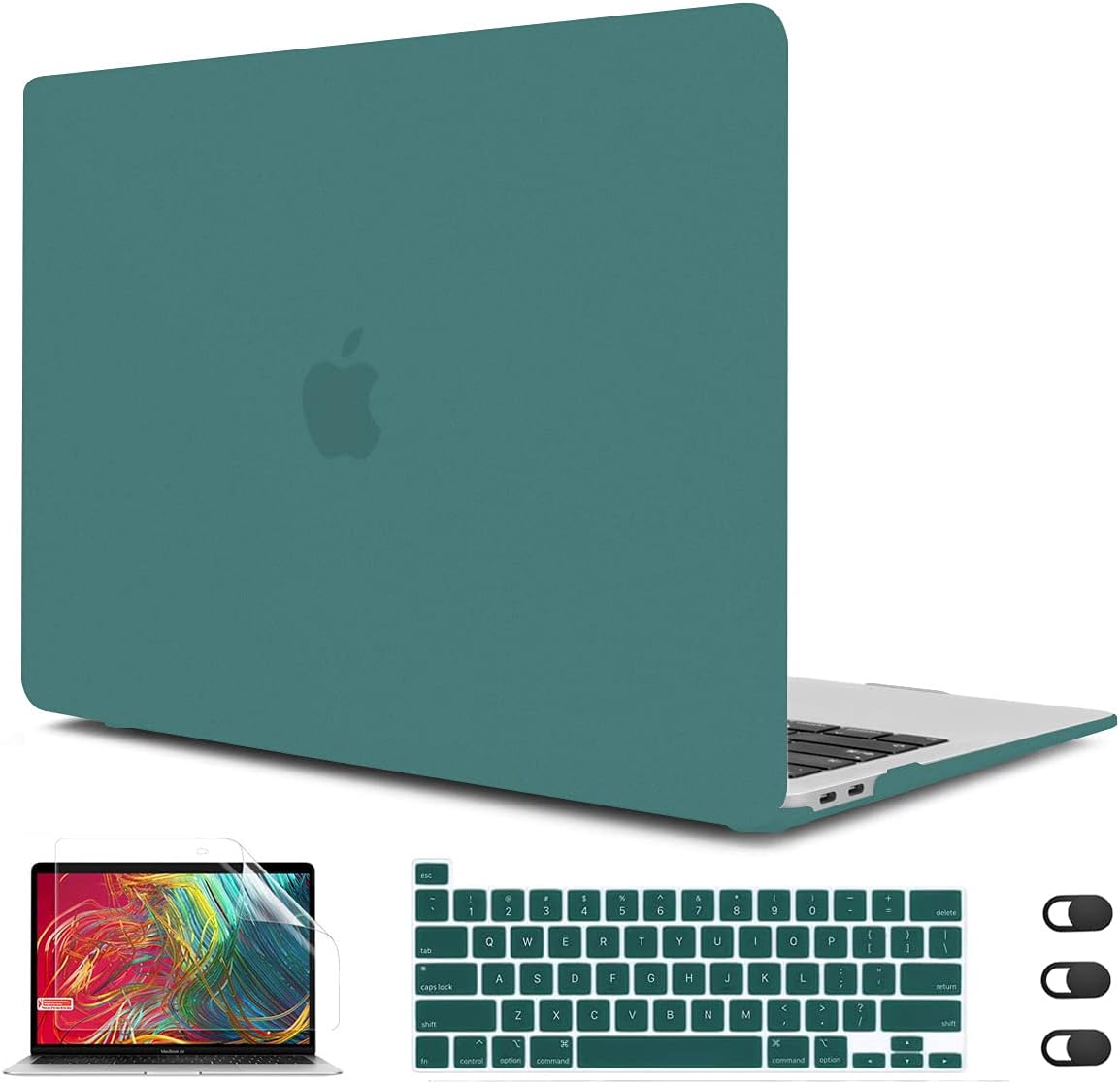 Matte Black Hard Plastic Case for MacBook Pro 13 Inch V8644