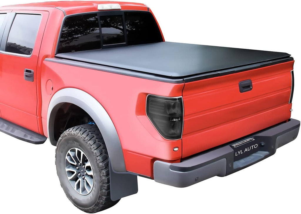 Quad Fold Truck Tonneau Cover for 6.4 Ft Bed B7446