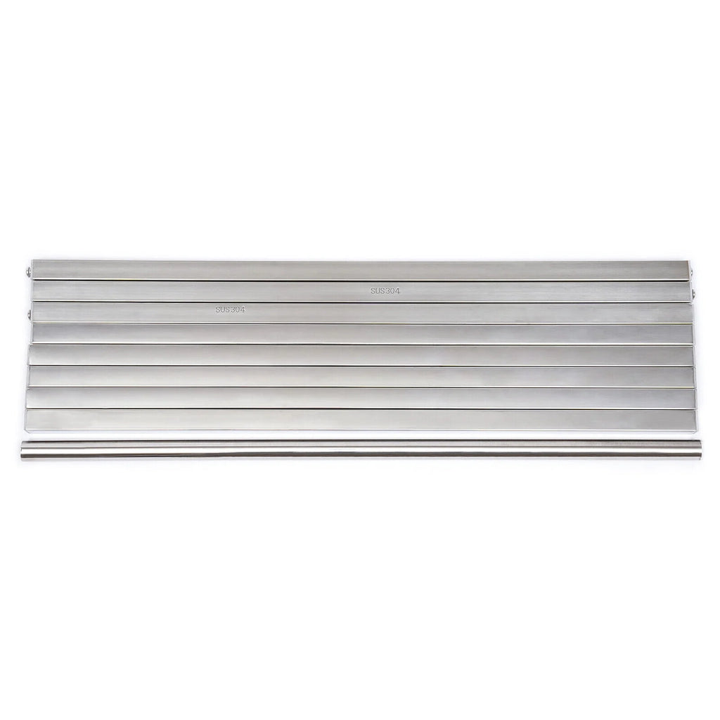 Wall Mount Microwave Oven Shelf Storage Bracket with 12 Hook Stainless E67764