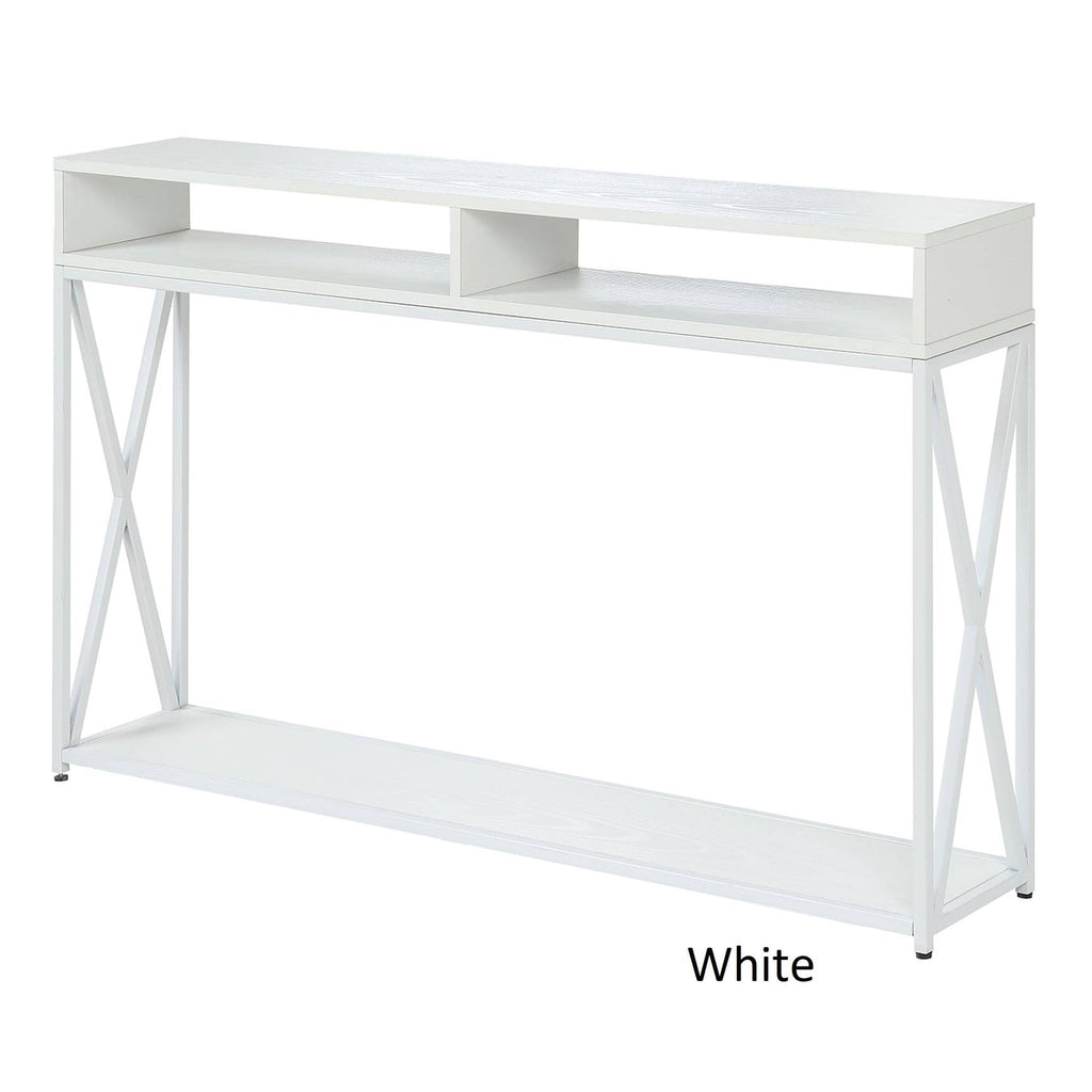 White 2-Tier Console J5487