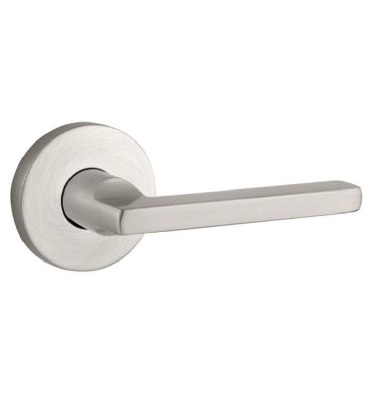 Entry Square Lever with Round Rose Venetian Bronze O312