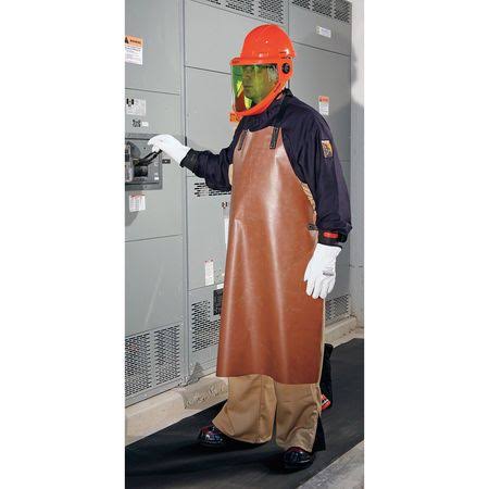 Flame-Resistant Ins. Apron, brown, 42 in W549099