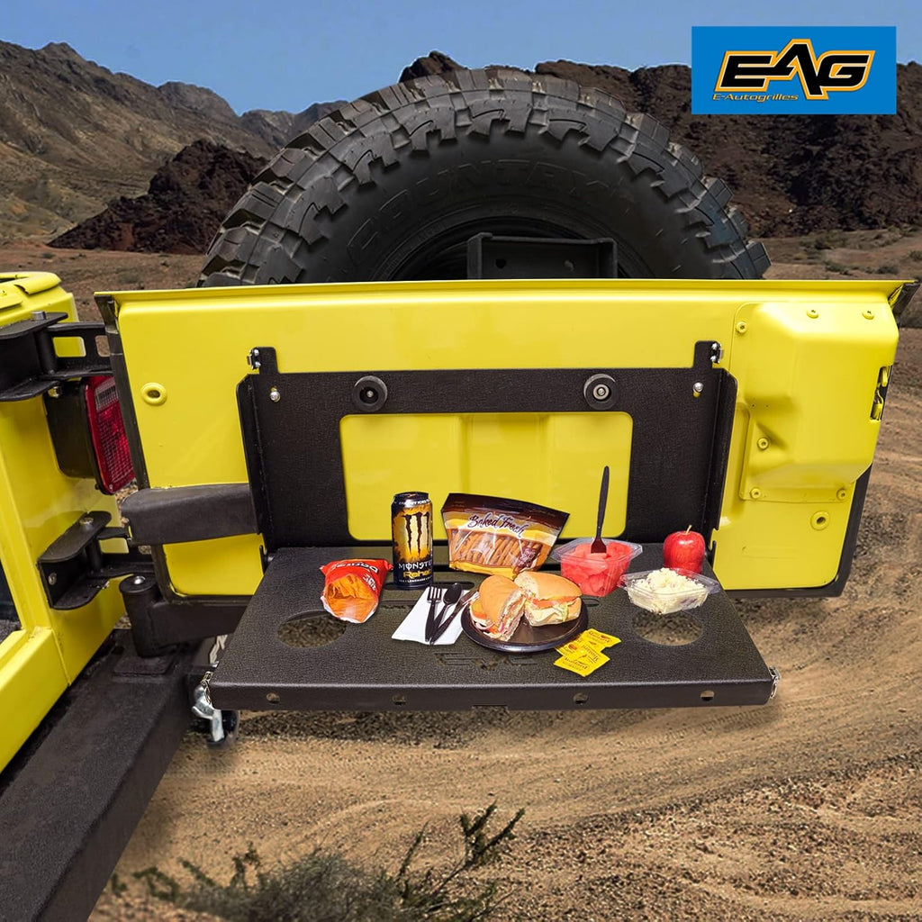 Metal Tailgate Table Cargo Storage Rack Shelf O760