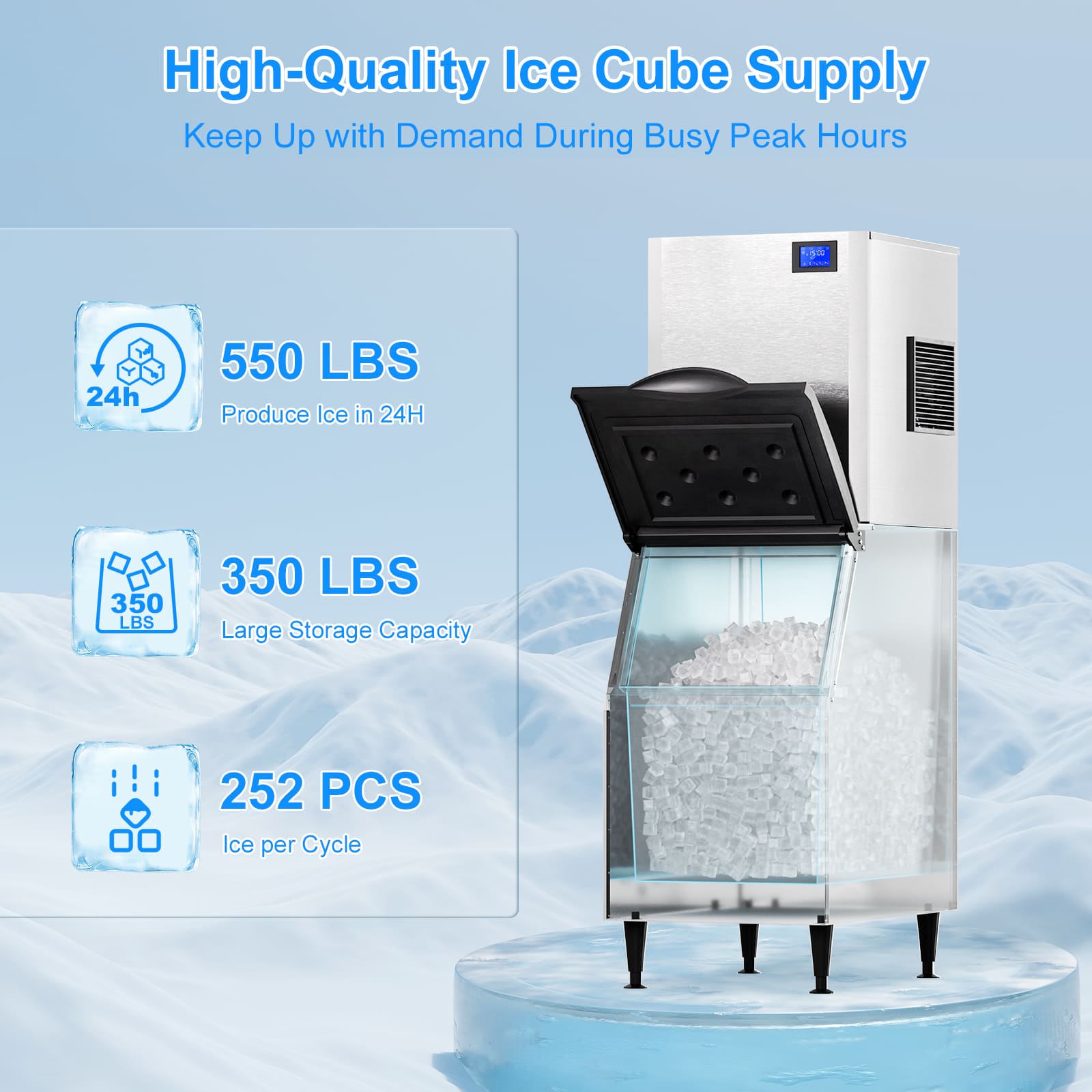 Commercial Ice Maker F215