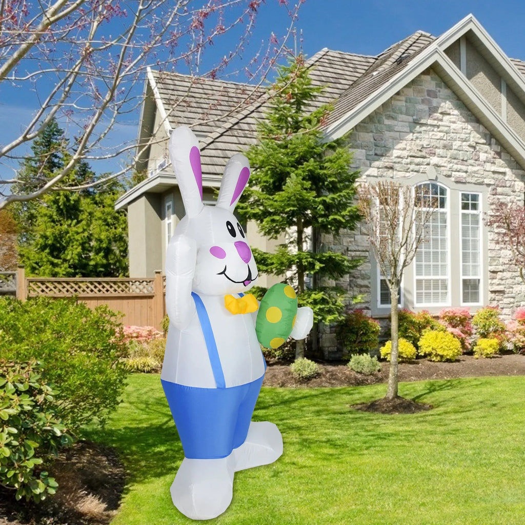 Inflatable Easter Bunny Outdoor Decoration With LED Light A311
